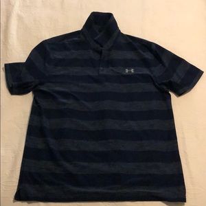 Under armour men golf polo large navy